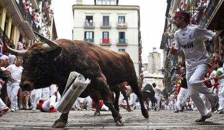 San Fermin Festival 2012 - Fourth bull run