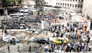 Damascus blast kills eight