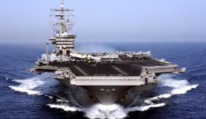 US aircraft carrier USS Dwight D. Eisenhower