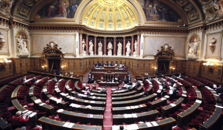 French Senate votes on the pension reform