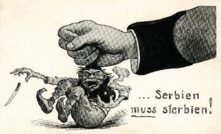 austrijska-karikatura-Srbi-