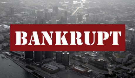 Detroit files for bankruptcy