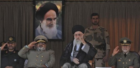 Ali Khamenei, Hasan Firouzabadi, Ataollah Salehi, Mohammad Ali Jafari