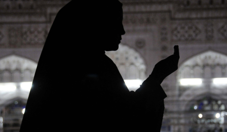 Pakistani muslims offer special prayers Taraveeh in Peshawar