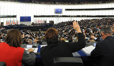 Plenary session at the European Parliament