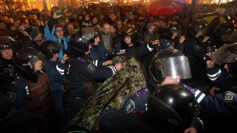 Кијев - протести еврофанатика.