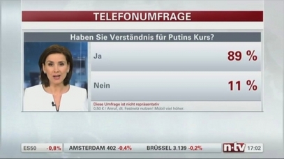 „Имате ли разумевања за Путинов курс?“.