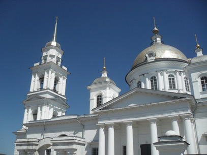 Успенски храм у граду Кјахти, некад Троицкосавск