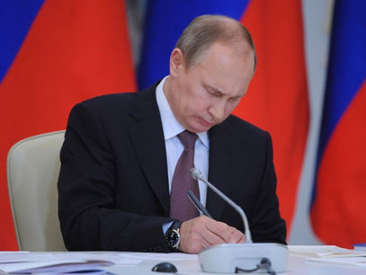 Путин потписао закон о прикључењу Крима Русији   (Фото  ИТАР ТАС)