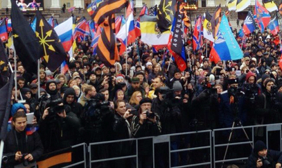 „БИТКА ЗА ДОНБАС“: У Москви одржан митинг подршке Новоросији