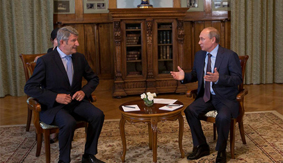 Филип де Вилије и Владимир Путин Филип де Вилије и Владимир Путин
