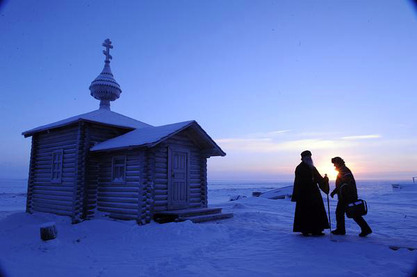 Припадници руске Северне флоте дочекали Божић у арктичкој капели