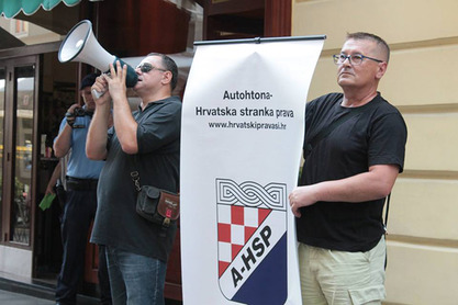 Хрватски „праваши” у Србу поздрављали са „За дом спремни”