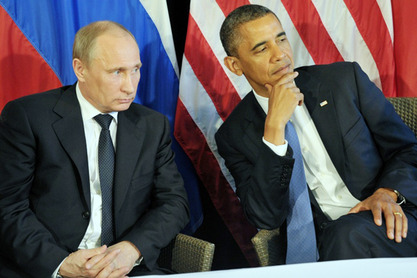 Владимир Путин и Барак Обама