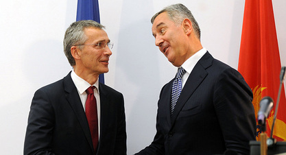 Генерални секретар  НАТО Јенс Столтенберг и Мило Ђукановић