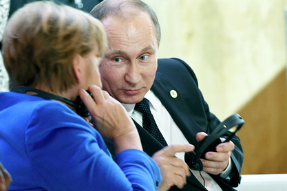 Ангела Меркел и Владимир Путин Ангела Меркел и Владимир Путин