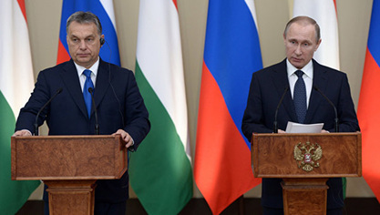Мађарски премијер Виктор Орбан и руски председник Владимир Путин