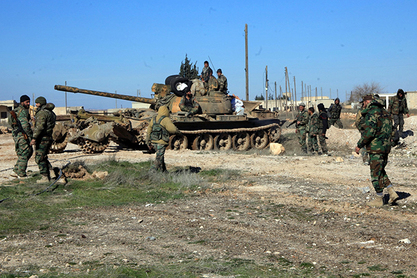 Сиријска армија напада Каријатејн - највеће упориште Исламске државе у провинцији Хомс